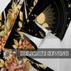 Floral Plants Sun And Moon Retro Botanical Flowers Butterfly Black Starry Sky Wall Tapestry Vintage Boho Aesthetic Tapestry Wall