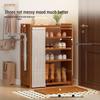 Bamboo Shoe Rack: Multi-Layer Dustproof Cabinet for Compact Home Storage