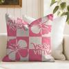 Fashion AALBA RROSA Cushion Cover Eco Linen Pillow Case DoubleSided Print Breathable Durable Zipper Home Decor Gift