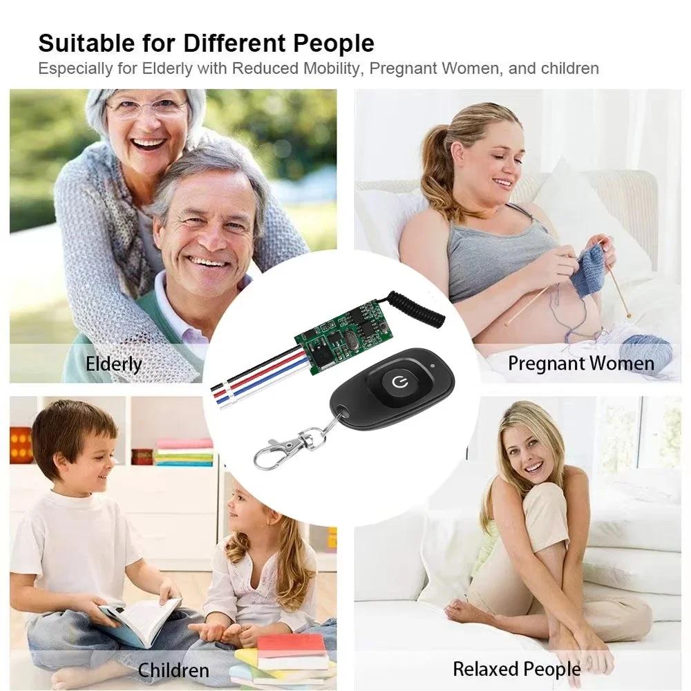 433MHz Wireless Remote Control Motor Switch DC 3.6V 12V 24V Mini Motor Controller 433 MHz Transmitter LED Remote Control