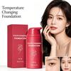 Teplotně citlivý make-up měnící barvu Přírodní bezchybné krytí Dlouhotrvající Sjednocený tón pleti Lehký Základ bez efektu slévání