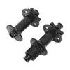 1 Pair Mountain Bike Hub 32 Holes Waterproof Sealed Anodizing Black Front Rear Aluminum Alloy for Bicycle