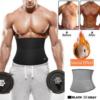 Pánské pasové zastřihovací opasky Neoprenový posilovač pasu na hubnutí posilovač potu posilovač postavy fitness pásy