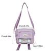 Japanese Transparent Itabag Harajuku Crossbody Bag Casual JK Shoulder Bag  Travel