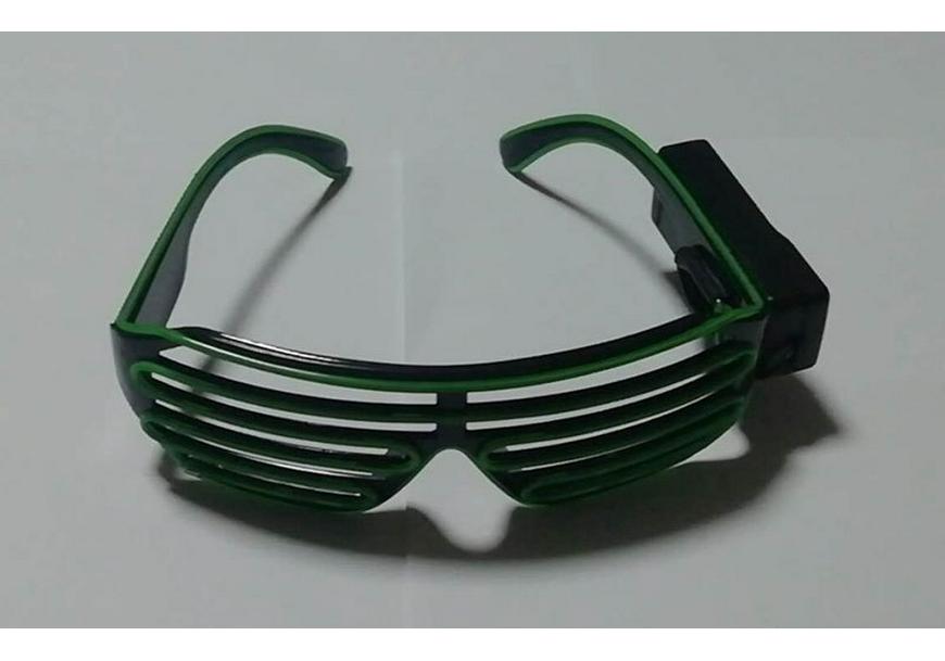 LED Party Blinds: Flashing Music Glasses for Clubbing and Atmosphere