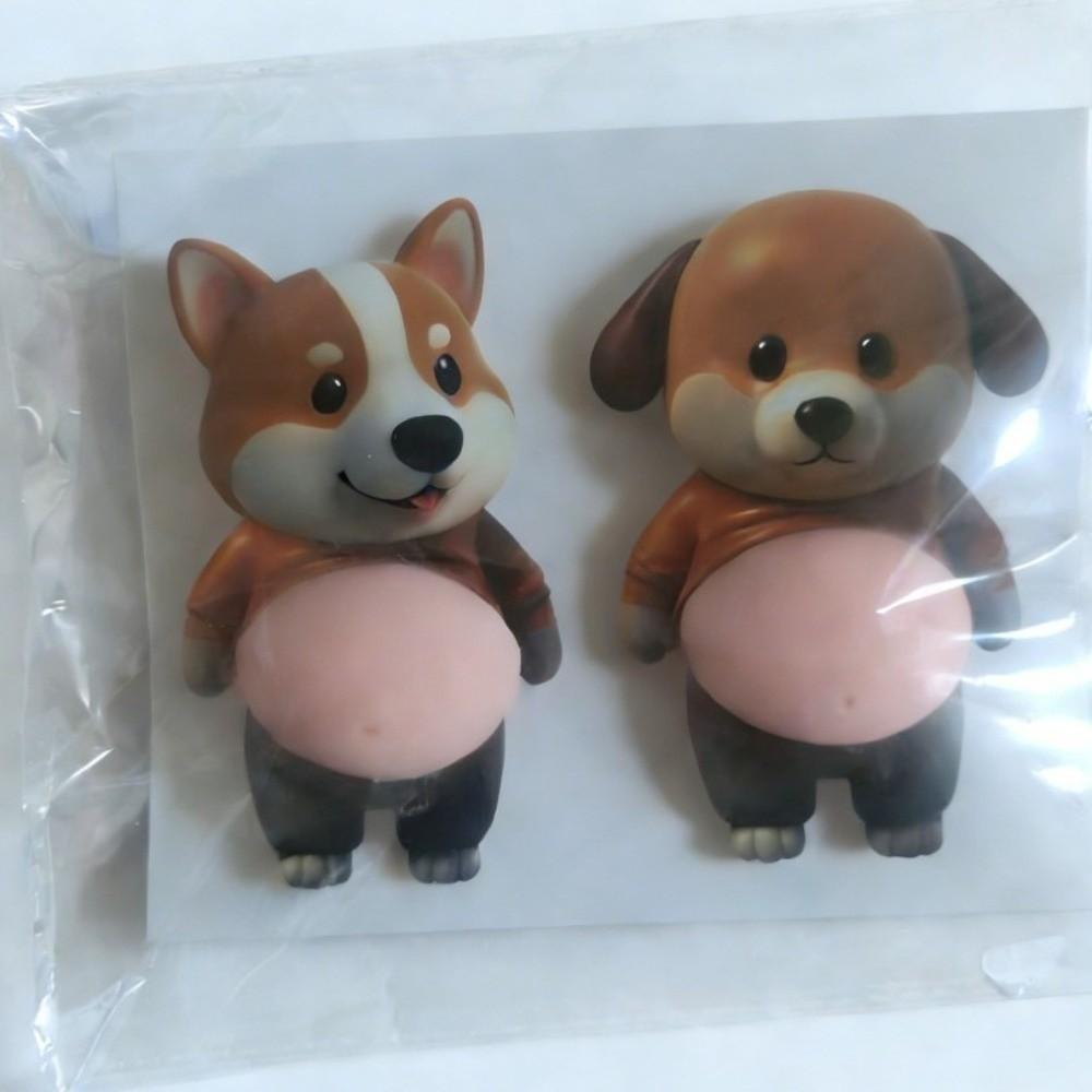 Funny 3D Soft Belly Cat Sticker Waterproof Animal Laptop Decal Festival Supplies