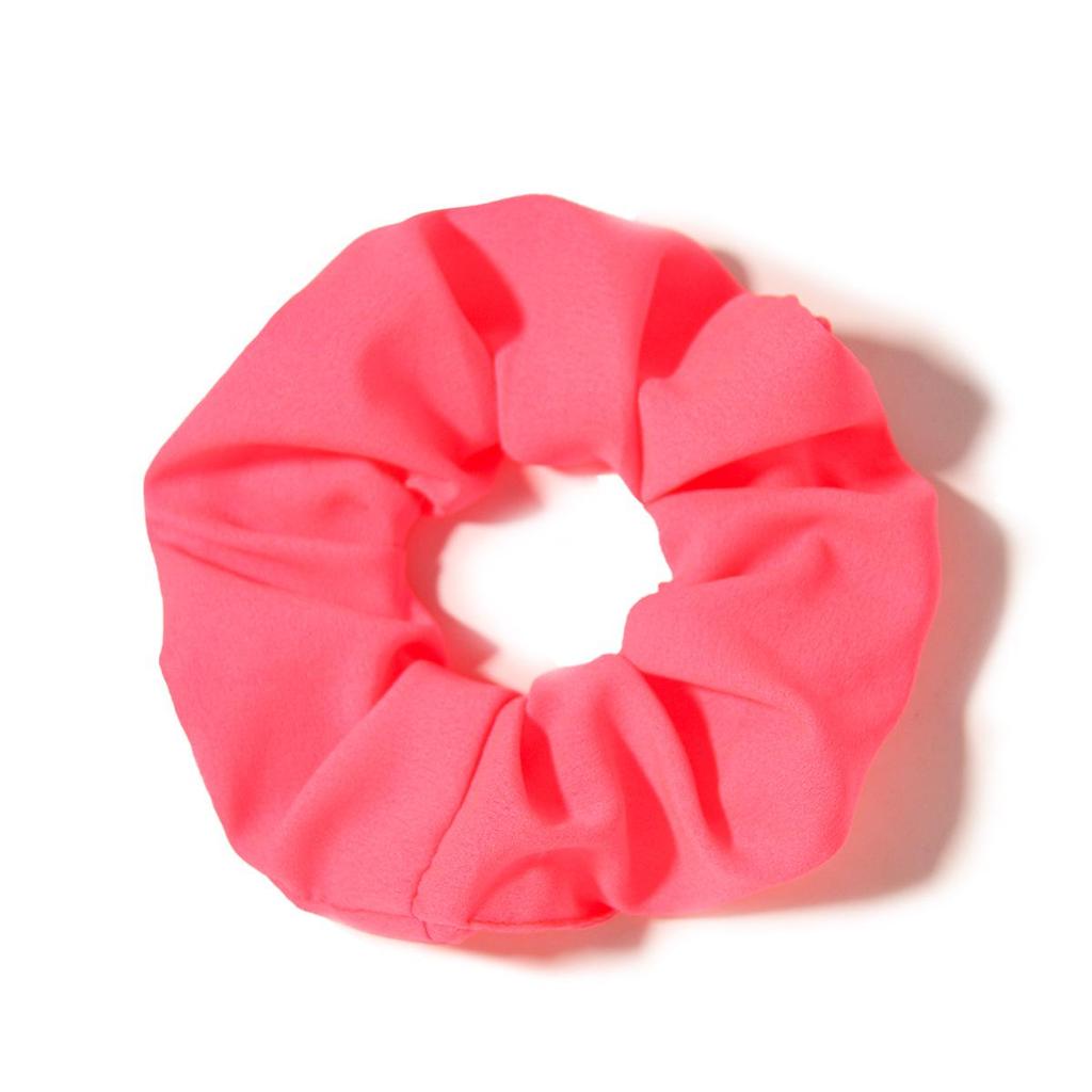 Fluoreszierendes einfarbiges elastisches Haargummi - Modisches und vielseitiges Accessoire für Dutt-Frisuren