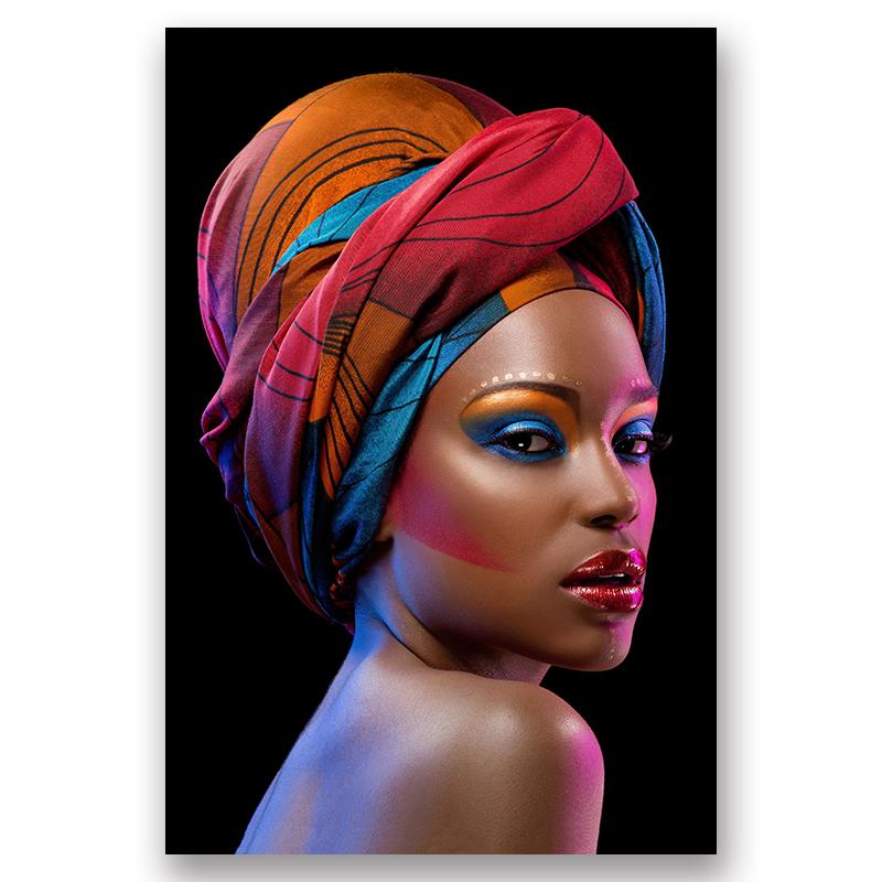 

Африканский постер о красоте, художественная женская гравировка на холсте, скандинавский постер для гостиной, украшения дома, плакаты на стене 30X40cm No Frame