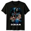 Fashion Women T-Shirt American Retro Scream 1996 Movie Poster