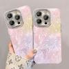 Gorgeous Fireworks and Stars Suitable for Apple 16pro Mobile Phone Case 15 Full-inclusive Lens Film 14 Spring and Summer 13 Glacier Pattern 7/8