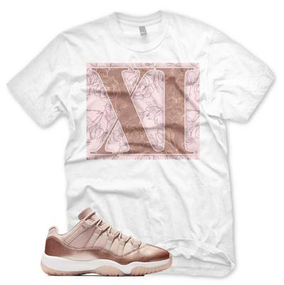 New XI T Shirt for J1 Retro 11 XI Low Rose Gold Elemental Foamposite