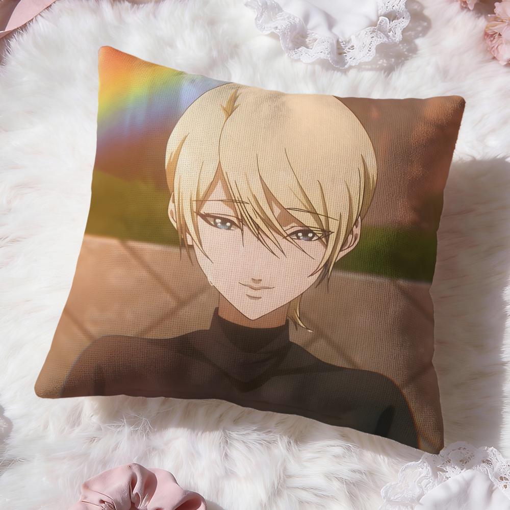Anime M-Migi & DaliS Cushion Cover Premium Comfort Reversible Pillow Cove -Two in One Design for Any Room & Car Interior