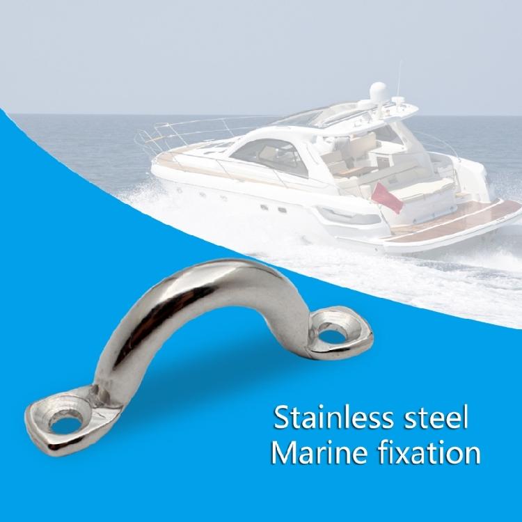 8pcs/10pcs Tie Down Anchors Point Stainless Steel Tie Down Eye Straps Kayak Deck Loop with Screw Marine Boat Top Pad Eye