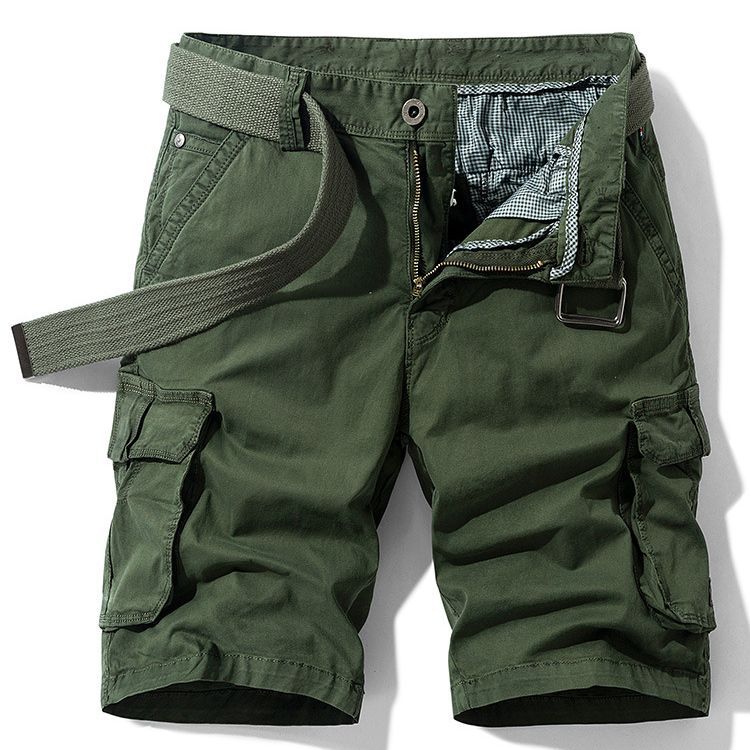 Men's Summer American Retro Multi-pocket Tooling Shorts All-match Casual Shorts