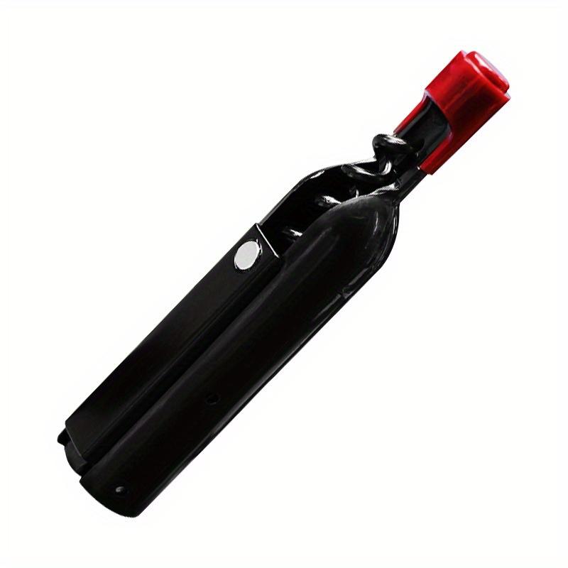 Red wine shaped bottle opener for beer versatile and portable