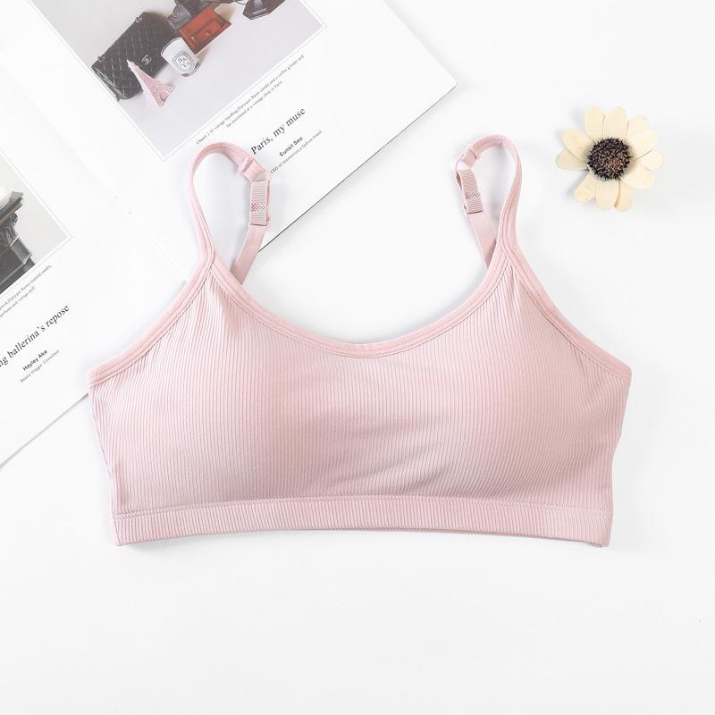 Modal Antibacterial Seamless Wireless Bra - Beautiful Back, Fixed Cup, Anti-Sag Design One Size (80-140 Jin) светло-розовый