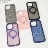Phone Case Hardware Bracket Magnetic Suction Phone Case Ins Skin Feel for IPhone 16 Protective Case