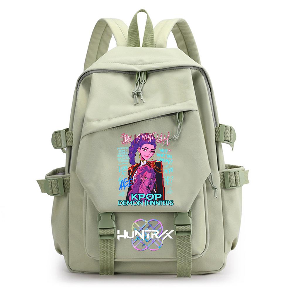 Anime K-Pop Printed Waterproof Backpack for Teen Boy Gril Schoolbag Children Student Women Large Capacity Travel Bag Kid Gift Mochila
