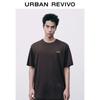 UR Men's Letter Embroidery Short Sleeve T-Shirt