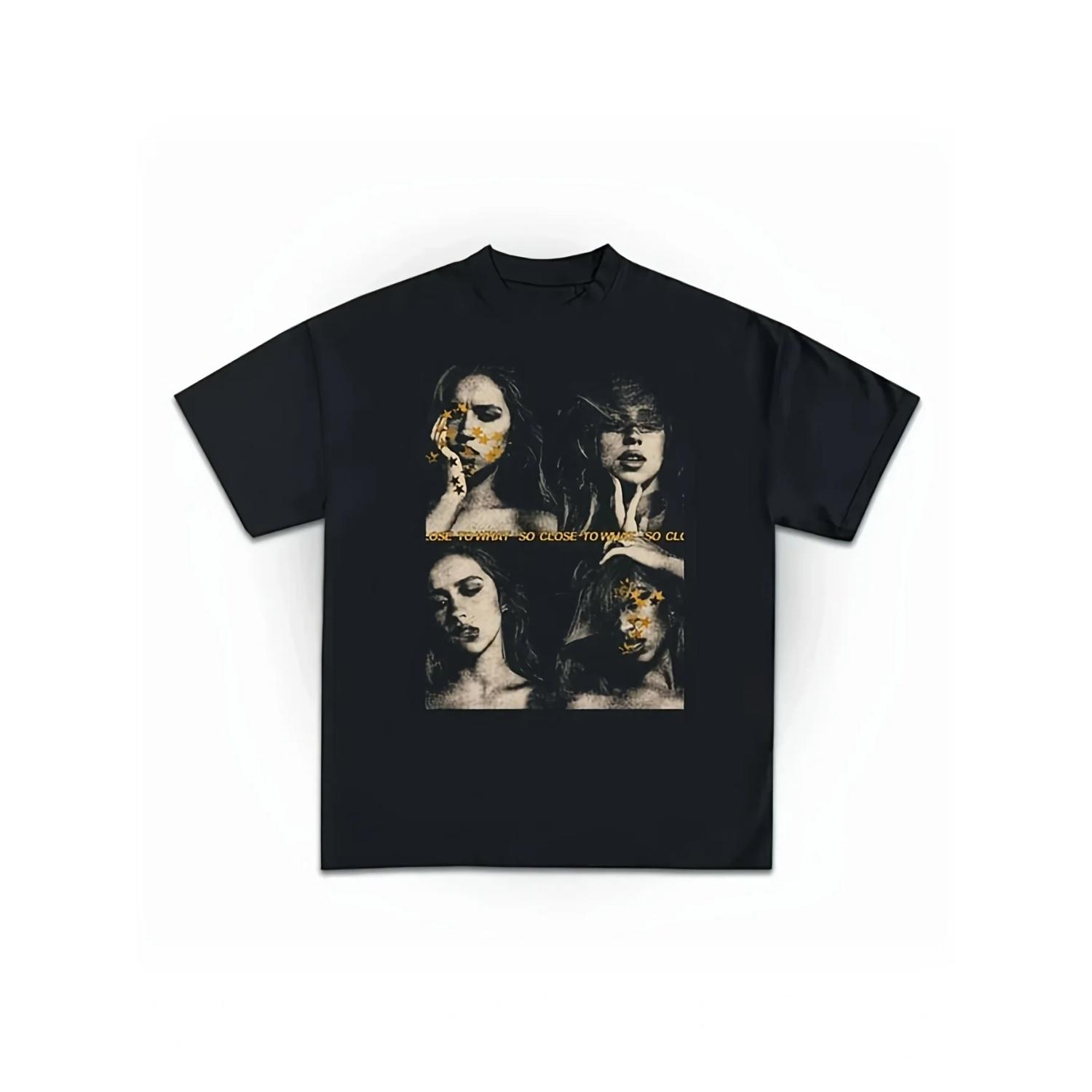 

2026 New Ultra Rare T-ate Mc Raae Miss Possessive T-shirt for Couples, Aesthetic Clothing Printed T-shirt for Casual Style S чёрный