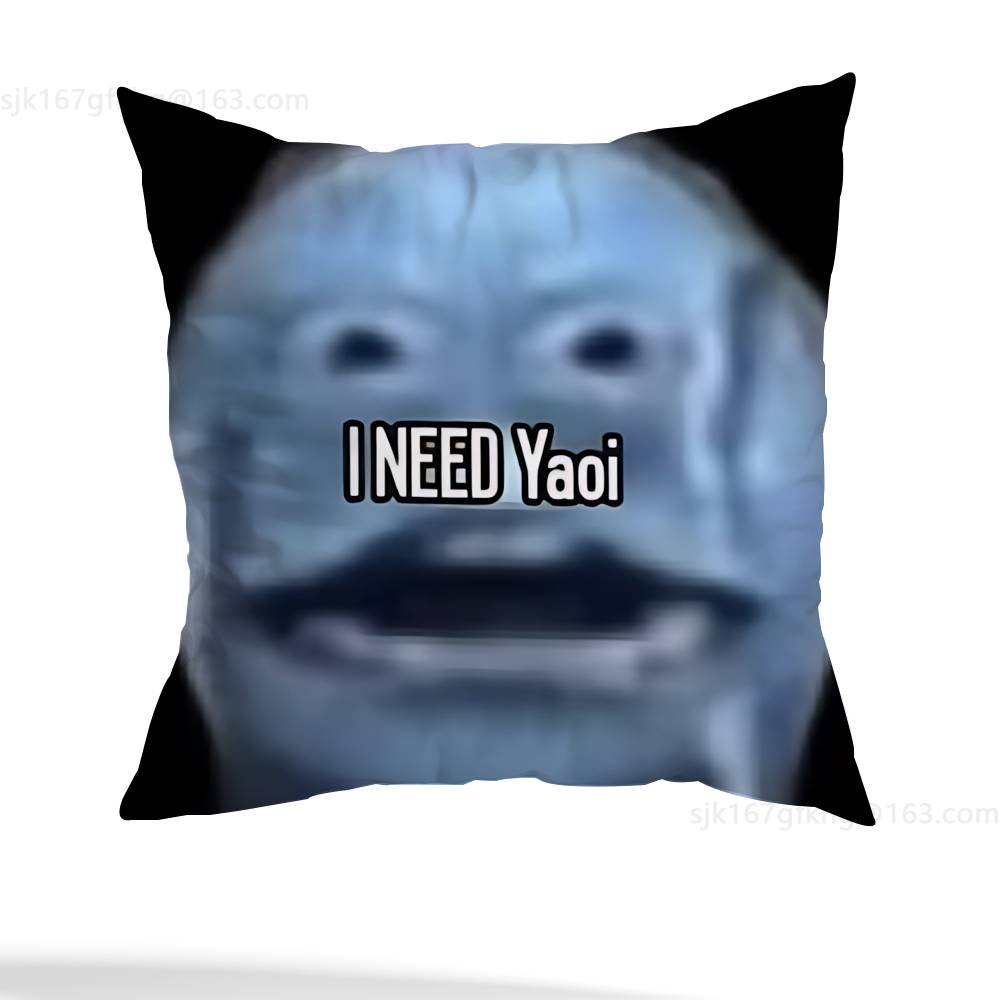Yaoi Yuri Collection Pillow Case Sofa Living Room Bedroom Headboard Backrest Cushion Square Cushion Nap Time
