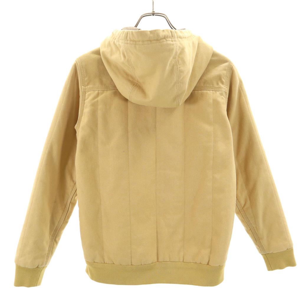 patagonia Hemp Canvas Bomber Hoodie Jacket XS beige 26685FA21 Outdoor Women Used