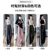 Nylon Three-bar Quick-drying Pants Women's Summer Pants New High-waisted Loose Casual Sweatpants Straight and Thin Sweatpants