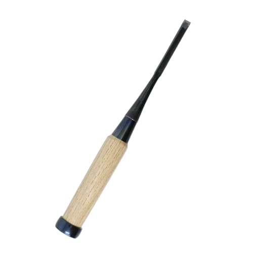 

Square chisel, forged white steel, 6mm, white oak handle