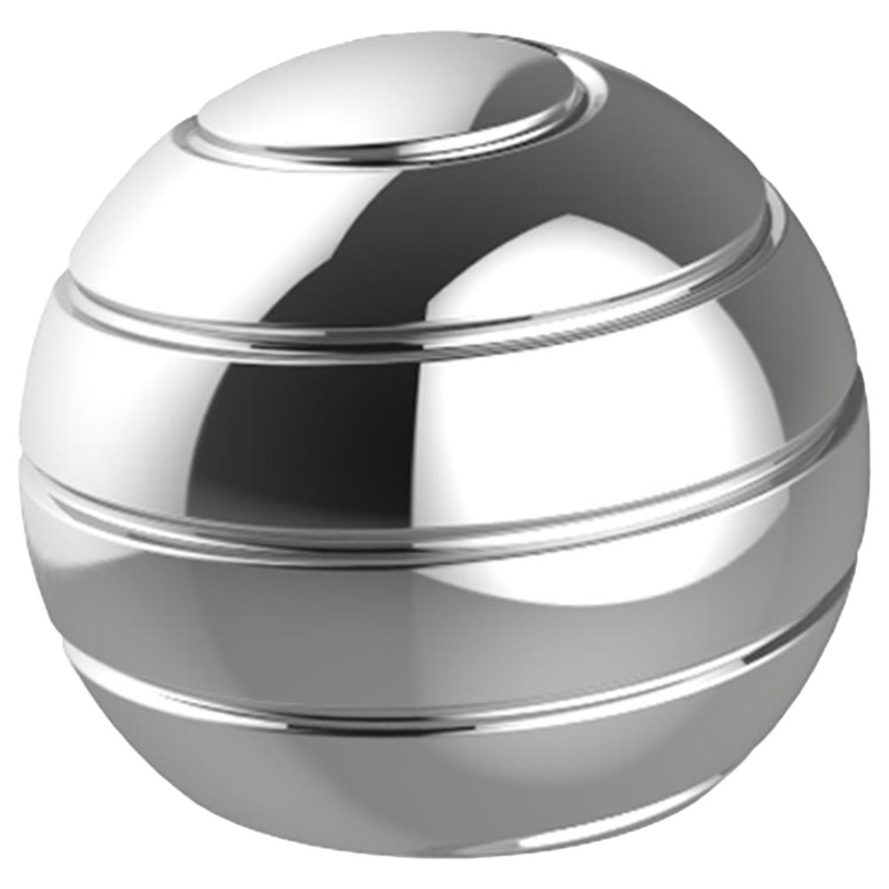 Kinetic Desk Spinning Toy Stress Relief Desktop Gyroscope Toy Aluminum Alloy Fidget Spinner Ball Decor Toy Gift for Kids Adults