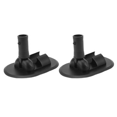 2 STÜCKE Aufblasbares Boot Zeltbasis PVC 180 Grad Drehung Kajak Verdeck Montagebasis für Ruderboot Schnellboot