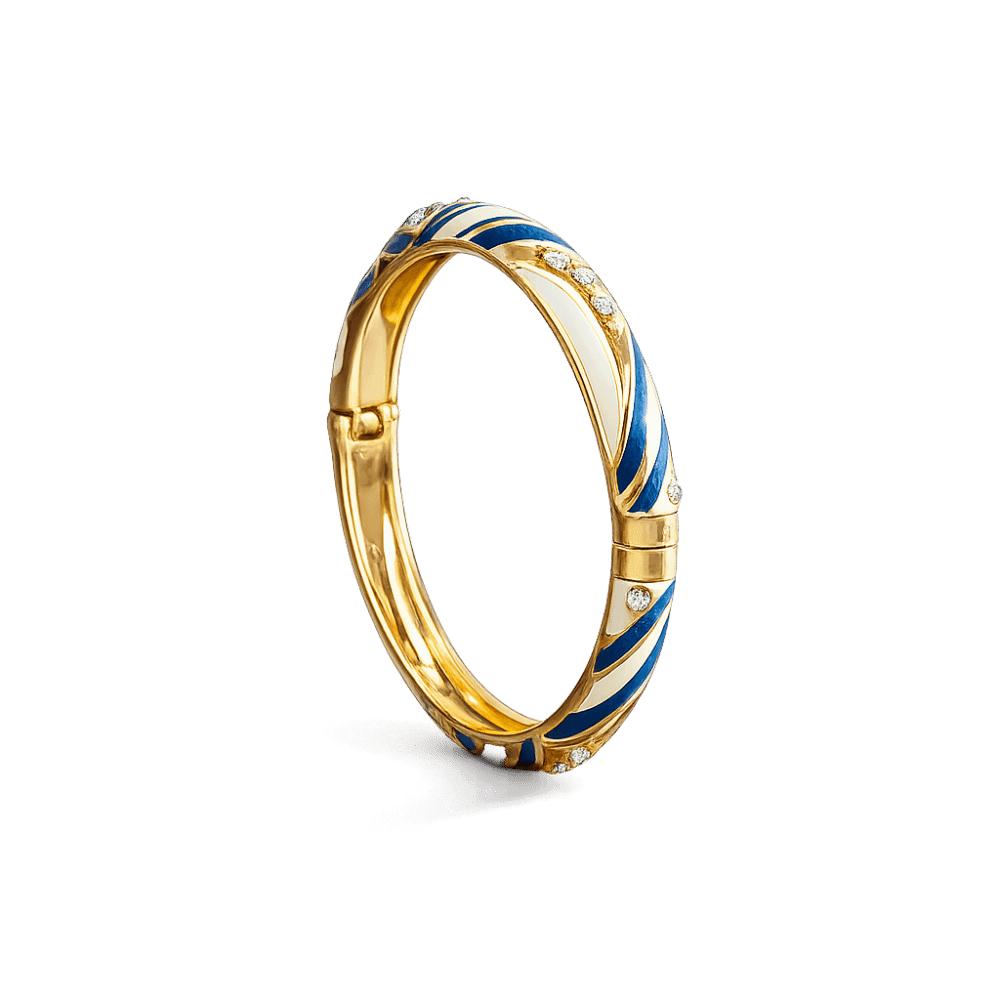 

Retro Gold Plated Floral Bangle Colorful Rhinestone Inlay Oil Dipping Cuff Elegant Style J