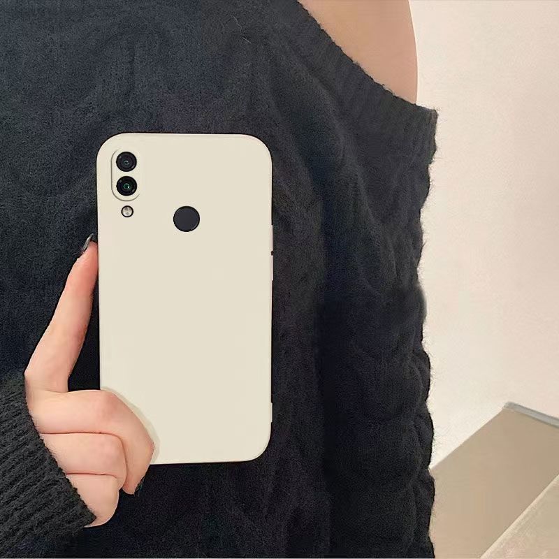 Square Matte Silicone Case For Xiaomi Redmi Note 5 Pro Back Cover Case