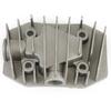 Aluminiumguss-Luftkompressor-Zylinderkopf, ausgelegt für hohe Temperaturbeständigkeit, mit G1/2-Zoll-Gewinden im Abstand von 48x72mm