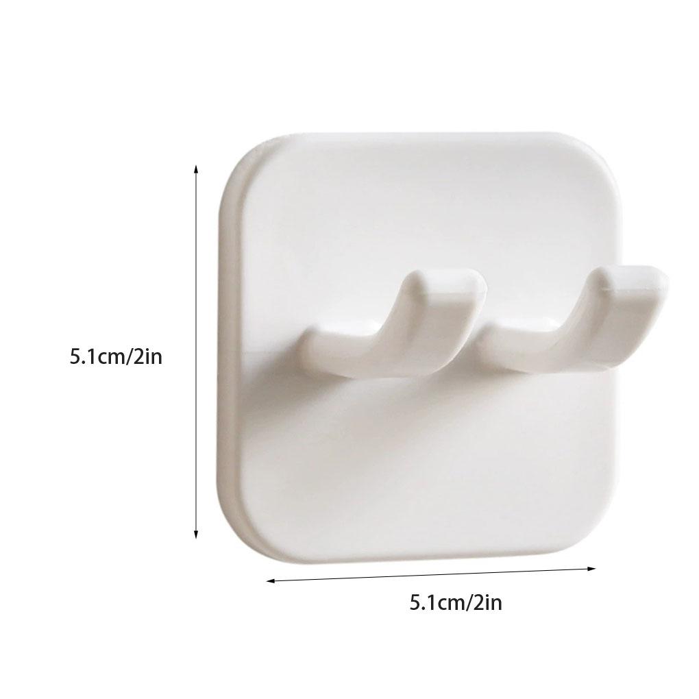 4 Stück Kunststoff Klebehaken Starke Tragfähigkeit Einfache Installation Selbstklebende Stecker- und Steckdosenleiste