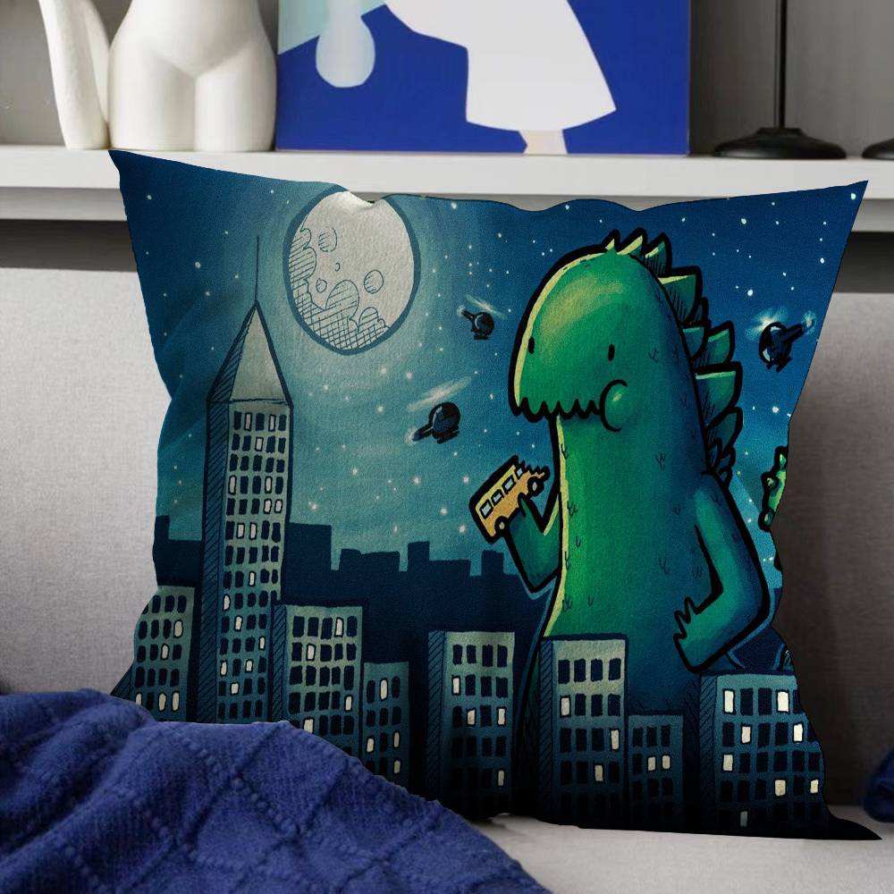 Anime G-Godzillas Cushion Cover Decorative Pillow Sofa Home Decor case pillow cases
