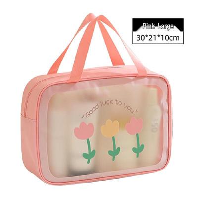 MDNGMDNG Cartoon Waterproof PVC Portable Cosmetic Wash Bag