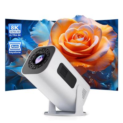 P330 Projektor Mini Verbessertes Android 11 280 ANSI 4K 8K Native 1080P Wifi6 BT5.0 Heimkino Outdoor Tragbares Videotheater