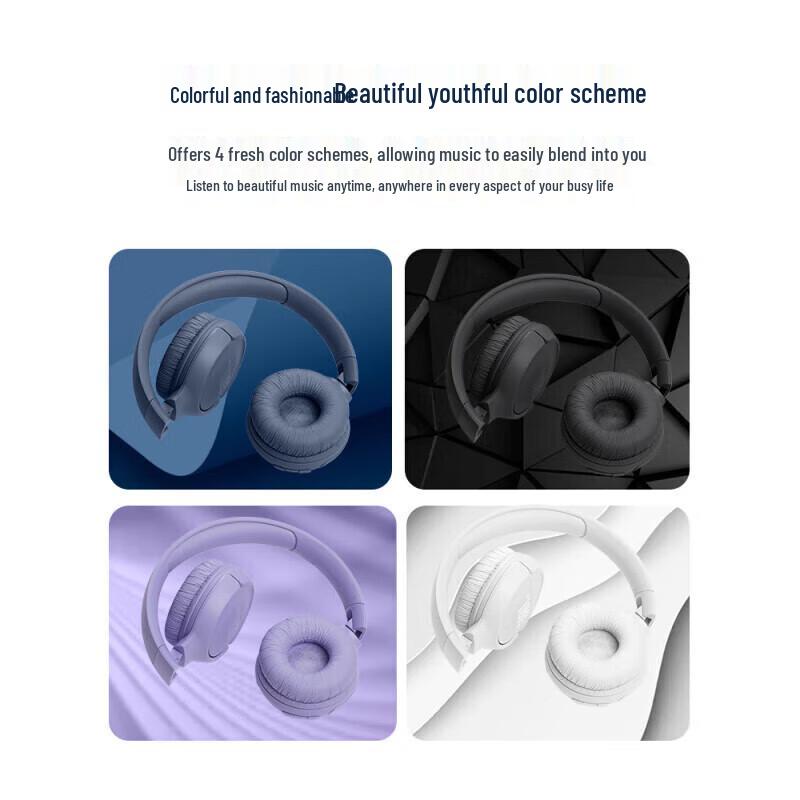 JBL TUNE 520BT Bluetooth On-Ear Headphones