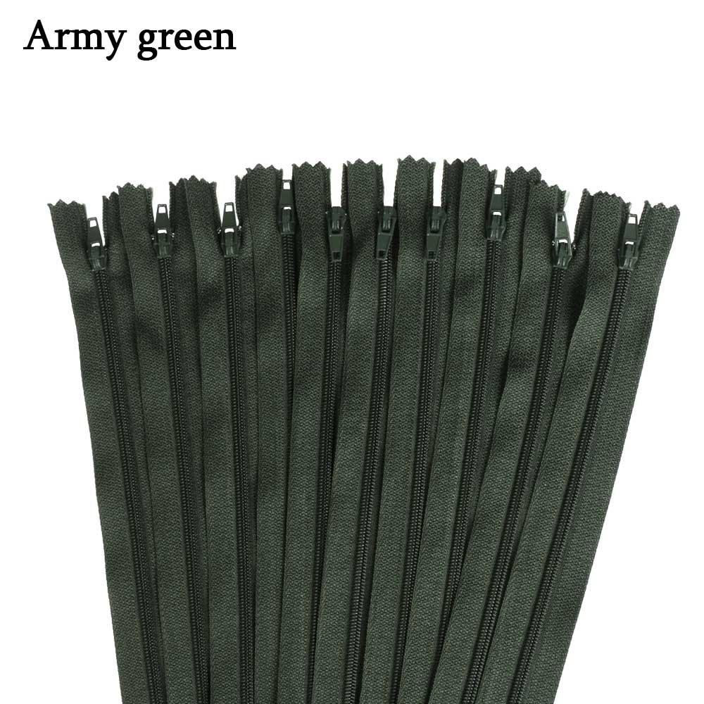 10Pcs/lot DIY Accessories Garment Clothing Handcraft Nylon Zippers Sewing Tailor