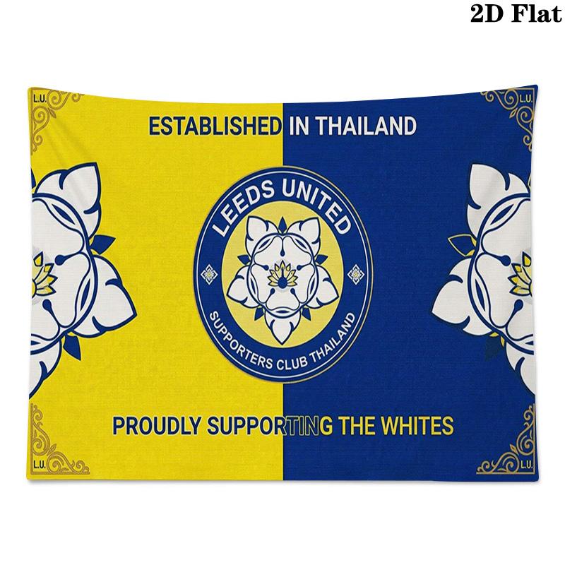 Стена Leeds United Настенный Гобелен Эстетичное Настенное Украшение Печатная Ткань Одеяло Декоративные Гобелены для Спальни Гостиной Домашний Декор