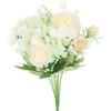 Chrysanthemum Roses Artificial Flower Bouquet for Vase Composition 32 cm - Cream