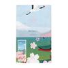 Hamamonyo Tenugui Towel: Cherry Blossoms, Five-Story Pagoda, and Mt. Fuji