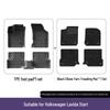Eco-friendly Anti-slip TPE Car Floor Mats for 08-20 Volkswagen Lavida/Lavida Qiyang - Wear-resistant Design.