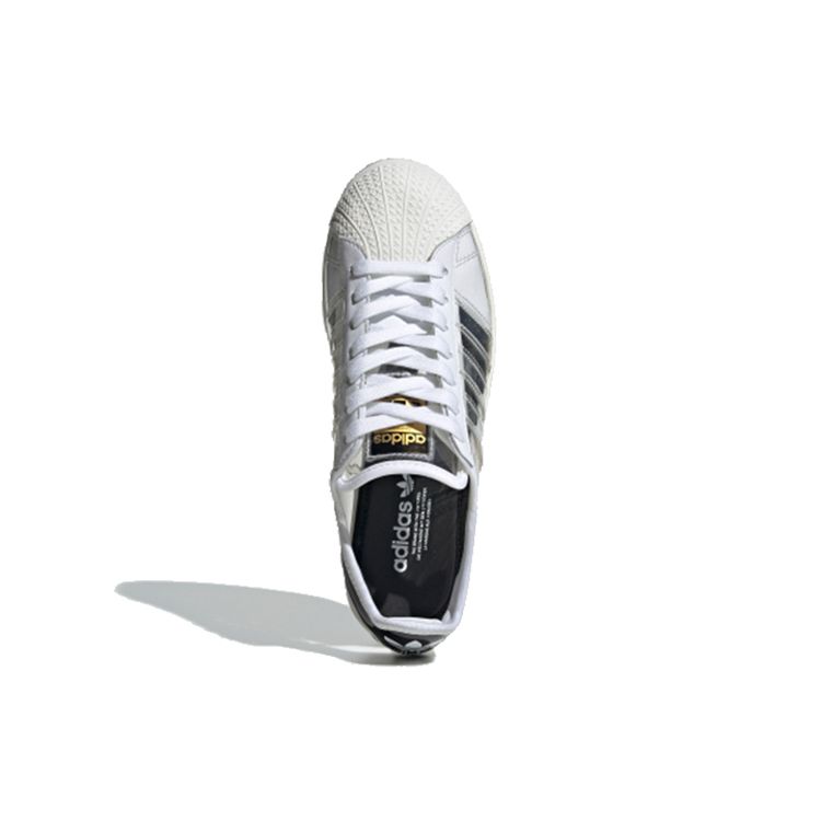 Adidas Originals Superstar Series Bold Transparent Thick Sole Low Top Skate Shoes Women Sneakers Ivory-White FV3361