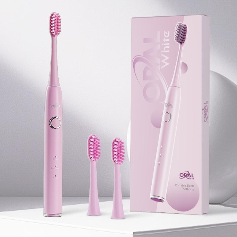 2025 Exquisite Rechargeable Electric Toothbrush Portable Efficient Cleaning Electric Toothbrush a Must-have for Travel белый