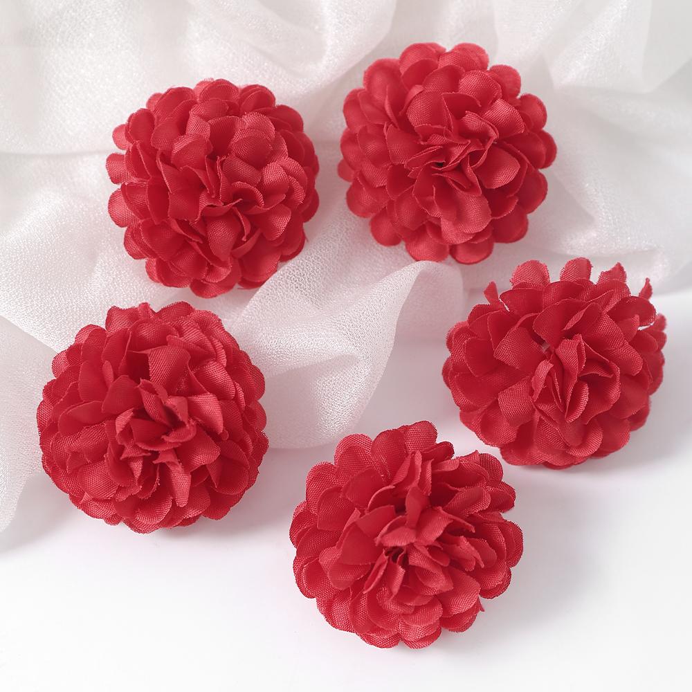 10/20 Stück Künstliche Blumenköpfe 4,5 cm Kunstblume für Heimdeko Garten Hochzeitsparty Dekoration Basteln Girlande Geschenke Zubehör