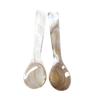 1PC Natural Material Ice Spoon Cream Coffee Caviar Spoon Mother of Pearl Seashells Stirring Spoons Teaspoon Crafts Dessert Coffe