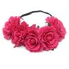 Bridal Holiday Wreath, Simulation Rose Flower Headband, Christmas Mardi Gras Ball Party Head