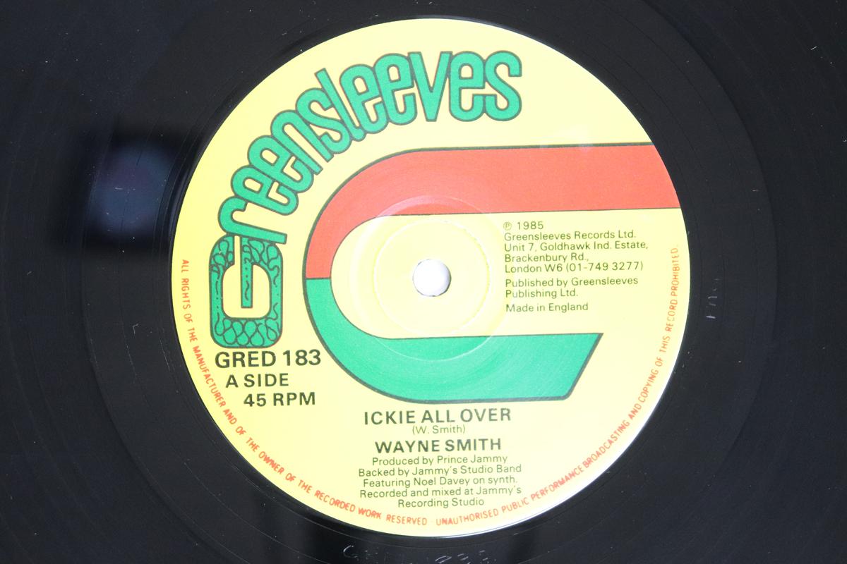 

12inch Record WAYNE SMITH TONTO IRIE Ickie All Over Life Story GRED183 Greensleeves Re 1985 UK Reggae Ska Dub Used