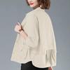 Lässiger Dünner Kurzer Mantel Damen Mode Windjacke Strickjacke Hemd Oberbekleidung